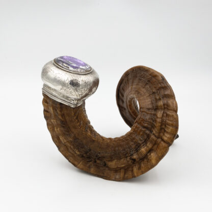 Scottish Ram’s Horn Snuff Mull Scotland, circa 1890