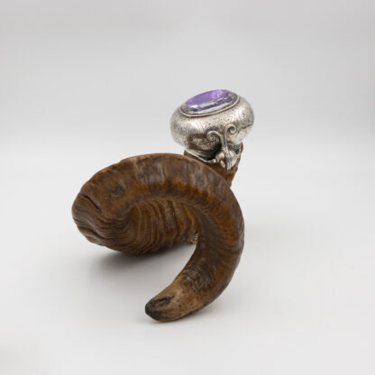 Scottish Ram’s Horn Snuff Mull Scotland, circa 1890