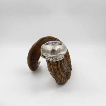 Scottish Ram’s Horn Snuff Mull Scotland, circa 1890