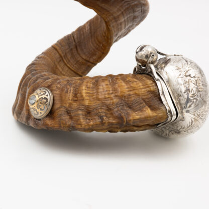 Scottish Ram’s Horn Snuff Mull Scotland, circa 1890