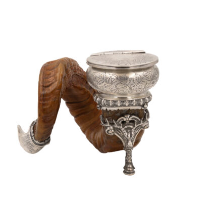 Ram’s Horn Snuff Mull Scottish, Circa 1890