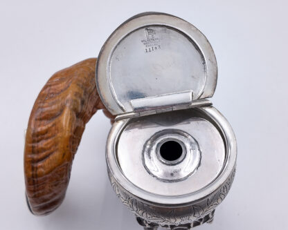 Ram’s Horn Snuff Mull Scottish, Circa 1890