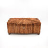 Anglo Indian Serpentine Box Stag Horn Box, Circa 1850