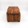 Anglo Indian Serpentine Box Stag Horn Box, Circa 1850