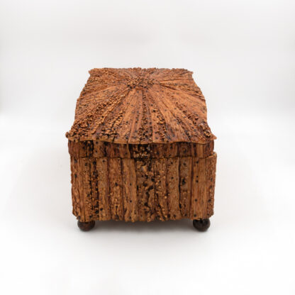Anglo Indian Serpentine Box Stag Horn Box, Circa 1850