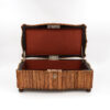 Anglo Indian Serpentine Box Stag Horn Box, Circa 1850