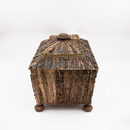 Very Rare Anglo Indian Stag Horn Tea Caddy Circa 1830