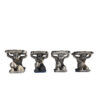 Set Of Four Whimsical Italian Cast Stone Satyr Stools Italy, Circa 1900