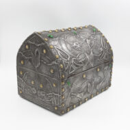 French Art Nouveau Gothic Form Box French, Circa 1910