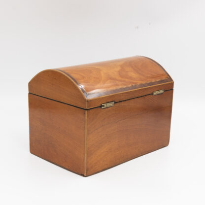 George III Satinwood Box with Rounded Top, English, Circa 1790