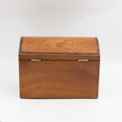 George III Satinwood Box with Rounded Top, English, Circa 1790