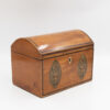 George III Satinwood Box with Rounded Top, English, Circa 1790