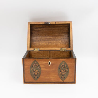 George III Satinwood Box with Rounded Top, English, Circa 1790